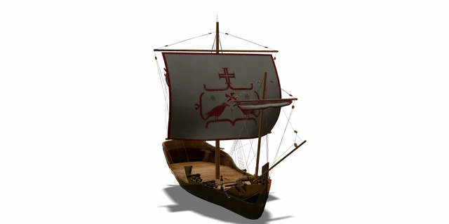 Caravel sailing ship